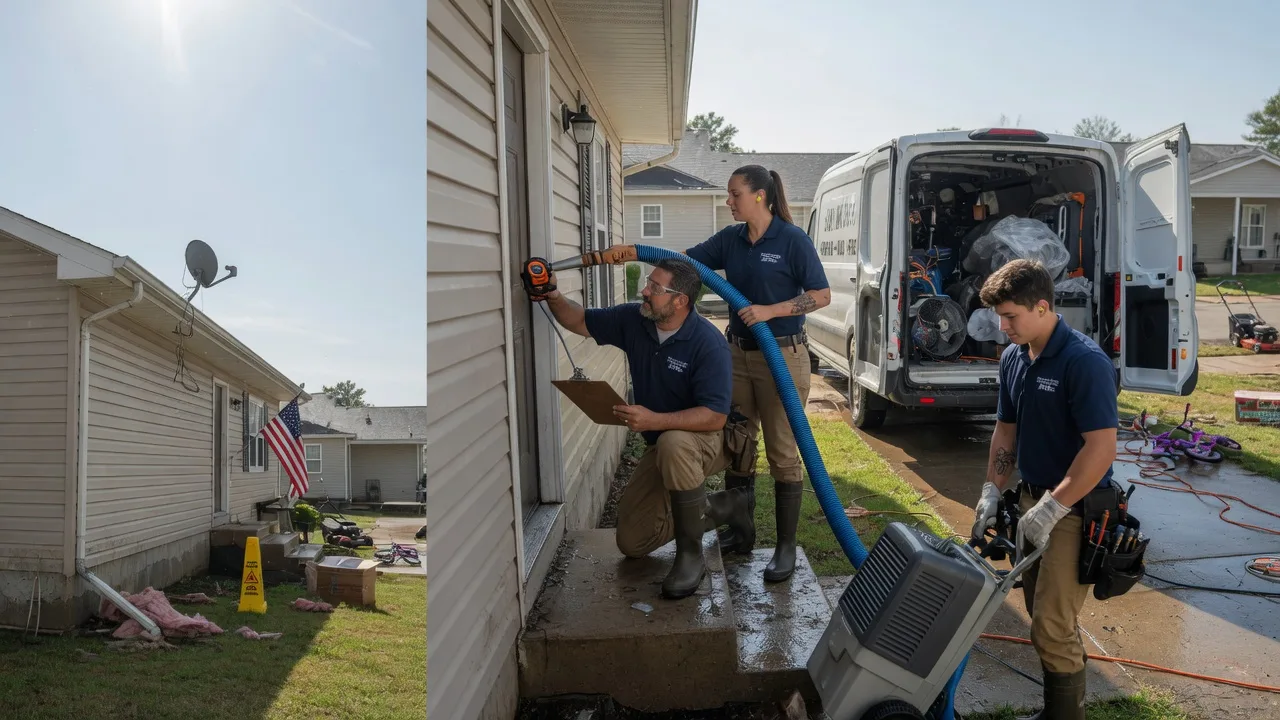 Ceiling Water Damage Restoration in Fayetteville, WV near me